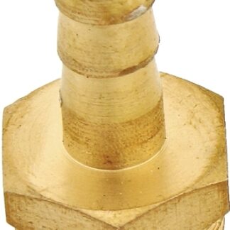 ProSource ATA-057 Hose Plug, 1/4 in, MNPT, Brass, Brass Sells in Quantity of 25