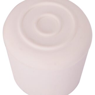 ProSource FE-50646-B Furniture Leg Tip, Round, Rubber, White, 1-1/8 in Dia, 1.6 in H Sells in Quantity of 48