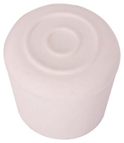 ProSource FE-50646-B Furniture Leg Tip, Round, Rubber, White, 1-1/8 in Dia, 1.6 in H Sells in Quantity of 48