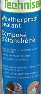 Techniseal 140-701 Weatherproof Sealant, Clear, 300 mL Tube