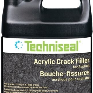 Techniseal 142-711 Acrylic Crack Filler, Black, 1 L