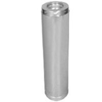 Selkirk SuperVent 2100 JM6S6 Chimney Pipe, 10 in OD, 6 in L, Stainless Steel