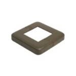 Regal BC-YB Base Plate Cover, Aluminum, Yard Bronze, For: 2-1/4 in Regal Aluminum Posts