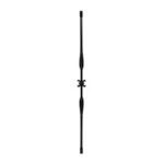 Regal DP-NR-BL Decorative Picket, Narrow, Aluminum, Black, Powder-Coated