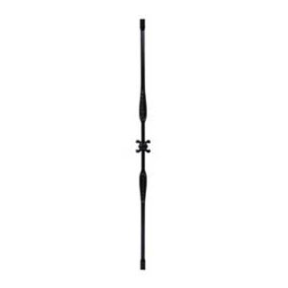 Regal DP-NR-BL Decorative Picket, Narrow, Aluminum, Black, Powder-Coated