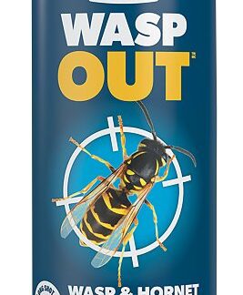 Wilson OneShot 7316500 Wasp and Hornet Killer, Liquefied Gas, Spray Application, Cracks, 400 g Can Sells in Quantity of 12