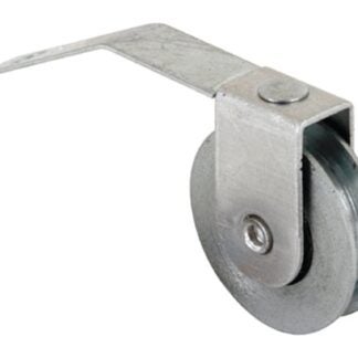 Prime-Line B 576 Roller Assembly, 1 in Dia Roller, 1/4 in W Roller, Steel, Gray, 2-Roller