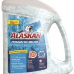 Alaskan 8403500 Premium Ice Melter, Solid, Bluish, Alkaline Odor, 5 kg, Jug Sells in Quantity of 4