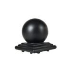 Regal DPC-B-TB Decorative Post Cap, Ball, Aluminum, Textured Black, Powder-Coated