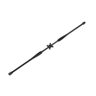 Regal DP-NR-TB Picket, 3/4 in Dia, Narrow Round, Aluminum, Textured Black, Powder-Coated