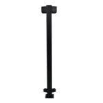 Regal RP45-TB 45 deg Angle Post, Aluminum, Textured Black, Powder-Coated