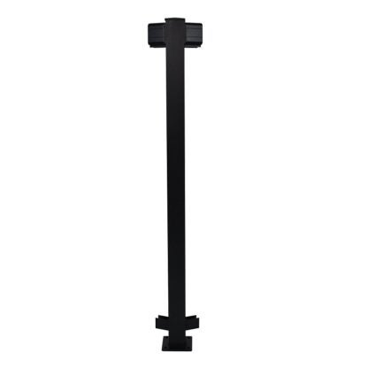 Regal RP45-TB 45 deg Angle Post, Aluminum, Textured Black, Powder-Coated