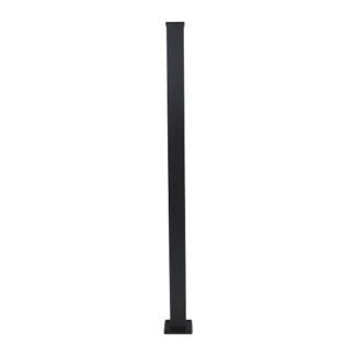 Regal RSP-TB Stair Post, 2-1/2 in L, 2-1/2 in W, 42 in H, Aluminum, Black