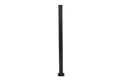 Regal RSP-TB Stair Post, 2-1/2 in L, 2-1/2 in W, 42 in H, Aluminum, Black