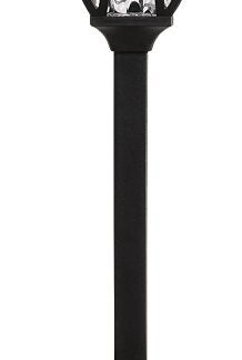 Boston Harbor 27090 Solar Stake Light, Ni-MH Battery, AA Battery, 1-Lamp, LED Lamp, Plastic Fixture, Black