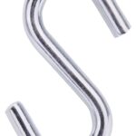 ProSource LR373 S-Hook, 100 lb Working Load, 0.229 in Dia Wire, Steel, Zinc Sells in Quantity of 20