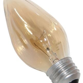 Sylvania 13986 Incandescent Lamp, 40 W, F15 Lamp, Medium E26 Lamp Base, 335 Lumens, 2850 K Color Temp Sells in Quantity of 6