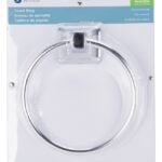 Boston Harbor CSC 8586-3L Towel Ring, 5-7/8 in Dia Ring, Wall Mounting