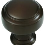 Amerock Highland Ridge Series BP55312CBZ Cabinet Knob, 1-3/16 in Projection, Zinc, Bronze