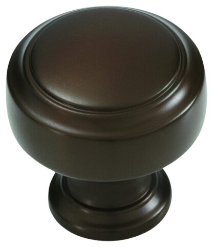 Amerock Highland Ridge Series BP55312CBZ Cabinet Knob, 1-3/16 in Projection, Zinc, Bronze