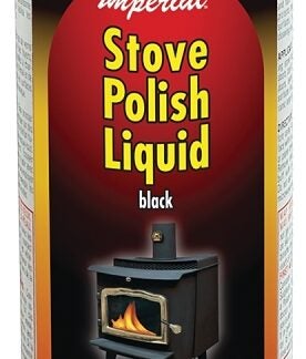 Imperial KK0057 Stove Polish, Liquid, Opaque Black, Pleasant, 8 fl-oz Bottle