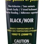 Imperial KK0075 Stove and Gasket Cement, 80 ml, Tube, Black