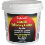 Imperial KK0062 Refractory Cement, Solid, Light Brown, 12 lb Tub