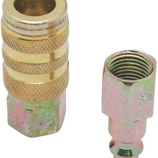 Bostitch IHKIT-14F Hose Coupler Kit, 1/4 in FNPT, Steel