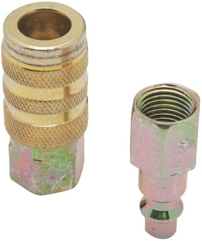 Bostitch IHKIT-14F Hose Coupler Kit, 1/4 in FNPT, Steel