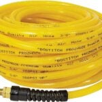 Bostitch PRO-38100 Air Hose, 3/8 in OD, 100 ft L, MNPT, 300 psi Pressure, Polyurethane, Yellow