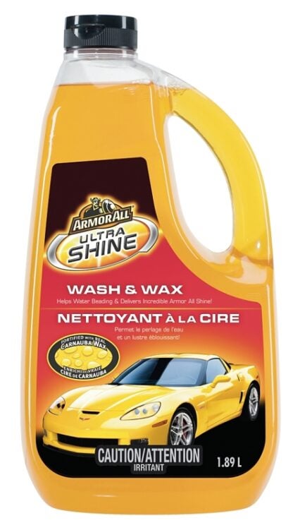 Armor All 10884 Car Wash and Wax Protector, 1.89 L, Liquid, Apple, Fruity, Melon