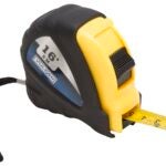 Vulcan 56-5X19-A Tape Measure, 16 ft L Blade, 3/4 in W Blade, Steel Blade, ABS Plastic Case, Yellow Case