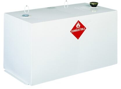 Jobox 484000 Transfer Tank, 96 gal Capacity, Steel, White