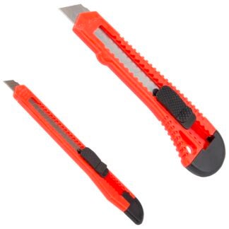 Vulcan 33-025 Utility Knife, 2-Piece, Steel (Blade), Red/Black (Handle) Sells in Quantity of 12