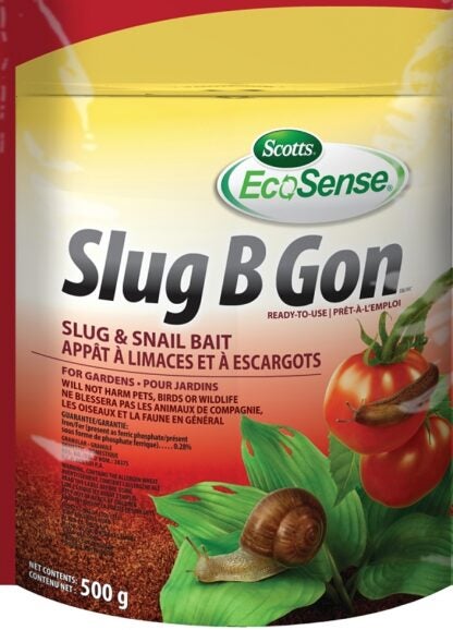 Ortho Slug B Gon ECO 4723612 Slug and Snail Bait, Garden, 500 g Bag