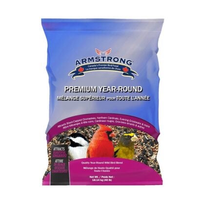 Morning Melodies 300-695 Wild Bird Food, Premium Year-Round, 40 lb Bag