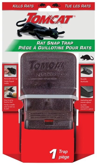 Tomcat 0365610 Rat Trap, Snap Locking