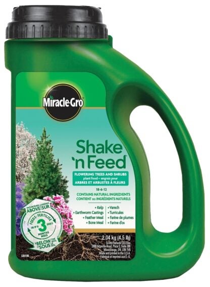 Miracle-Gro 2670706 Plant Food, 2.04 kg, Solid, 18-6-12 N-P-K Ratio