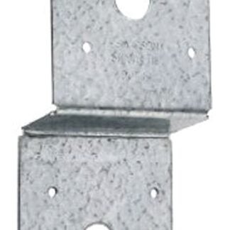 Simpson Strong-Tie DJT Series DJT14Z Deck Joist Tie, 3 in W, Steel, ZMAX, Fastening Method: Bolt, Nail Sells in Quantity of 25