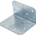 Simpson Strong-Tie A88 Angle, 8 in W, 8 in D, 2 in H, Steel, Galvanized/Zinc Sells in Quantity of 10