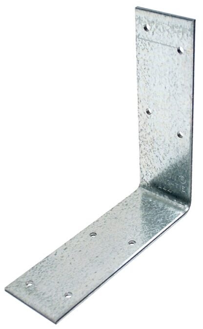 Simpson Strong-Tie A44 Angle, 4-3/8 in W, 4-9/16 in D, 1-1/2 in H, Steel, Galvanized/Zinc Sells in Quantity of 25