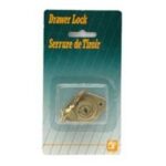 Les Ind Capitol 980-03-11 Drawer Lock, N54G Keyway, Polished Brass