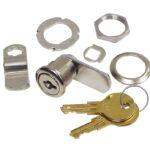 Les Ind Capitol 9780U-14-11 1/2IN Lock, Cam Lock, Nickel