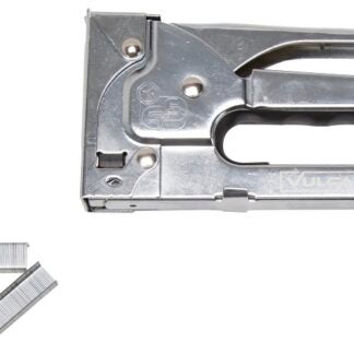 Vulcan RT-101C Staple Gun, 50 Staples/Row Magazine, Fine Wire Staples Staple, Stainless Steel Staple, Silver