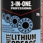 3-In-One 01142 Lithium Grease, 290 g, Aerosol Can, White