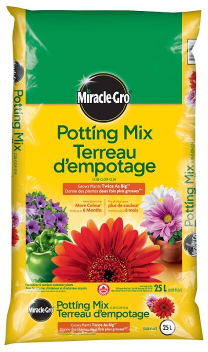 Miracle-Gro 72731431 Potting Mix, 25 L Bag