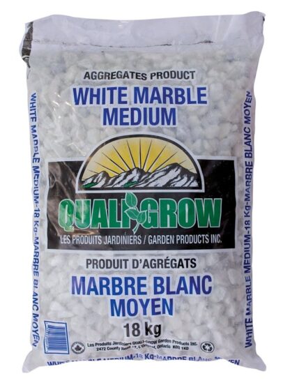 MARBLE WHITE MEDIUM 1/2IN