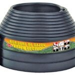 DCN Max Series 4300BKNS Lawn Edging, 20 ft L, 5 in H, Polyethylene, Black