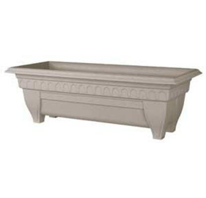 DCN 1427-30 Patio Planter, 8-3/4 in H, 11 in W, Rectangular, Thermoplastic, Granite Sells in Quantity of 6