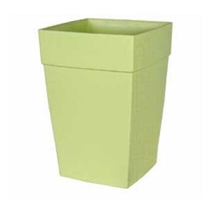 DCN 3512-34 Vertical Planter, 18 in H, 12 in W, 12 in D, Plastic, Green, Textured